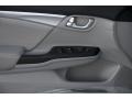 Gray 2015 Honda Civic EX Sedan Door Panel