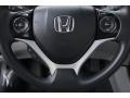 Gray 2015 Honda Civic EX Sedan Steering Wheel