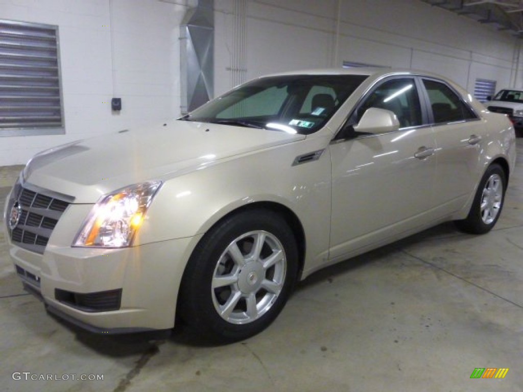 2009 CTS 4 AWD Sedan - Gold Mist / Cashmere/Cocoa photo #1