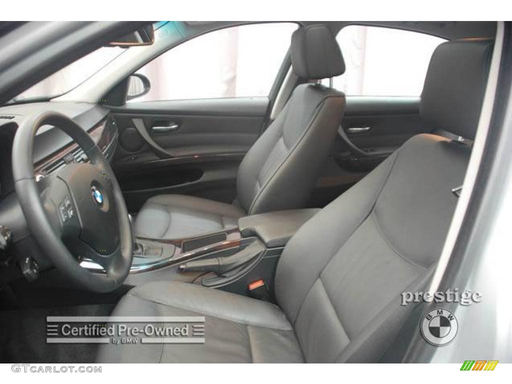 2007 3 Series 328xi Sedan - Titanium Silver Metallic / Black photo #11