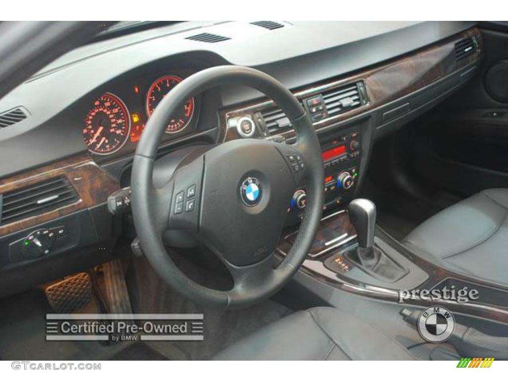 2007 3 Series 328xi Sedan - Titanium Silver Metallic / Black photo #15