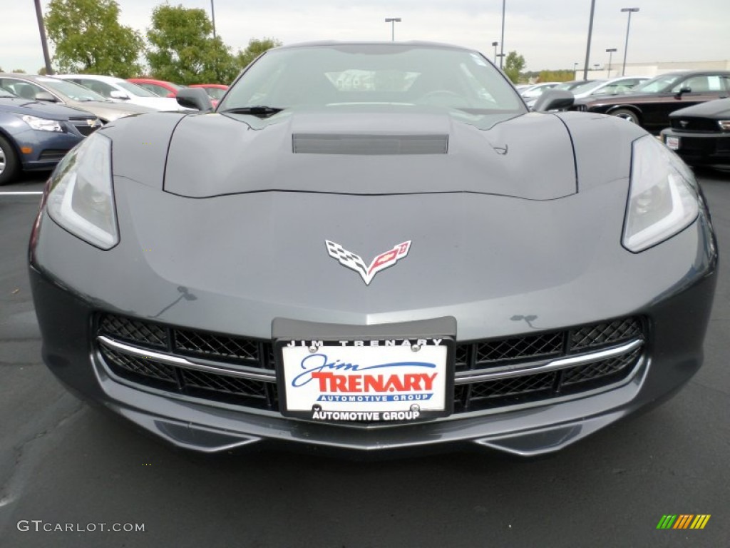 2014 Corvette Stingray Coupe - Cyber Gray Metallic / Jet Black photo #2