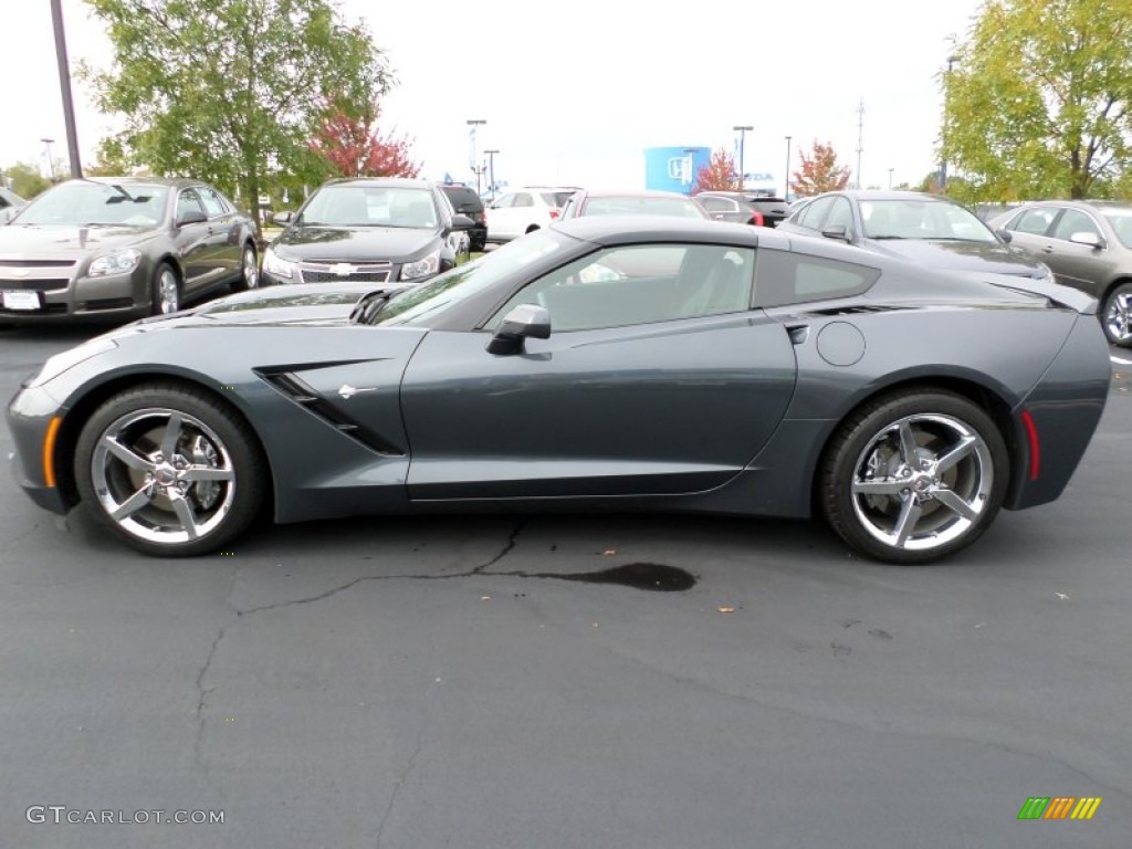 Cyber Gray Metallic 2014 Chevrolet Corvette Stingray Coupe Exterior Photo #98145047