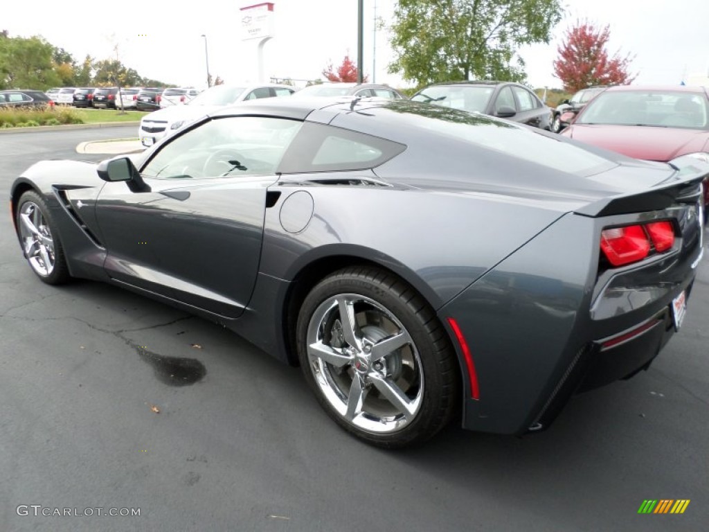 2014 Corvette Stingray Coupe - Cyber Gray Metallic / Jet Black photo #4