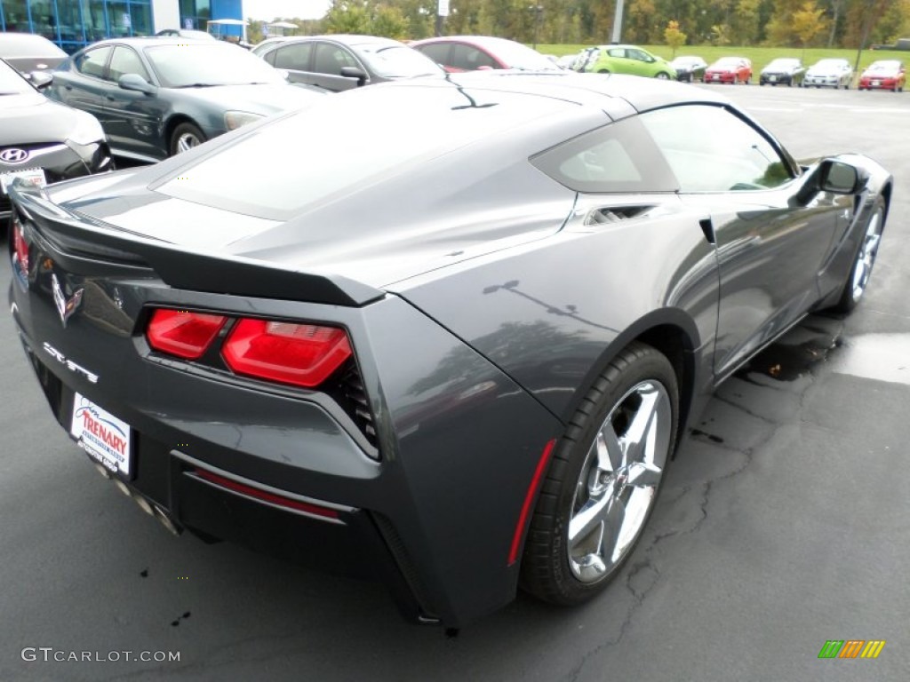2014 Corvette Stingray Coupe - Cyber Gray Metallic / Jet Black photo #6