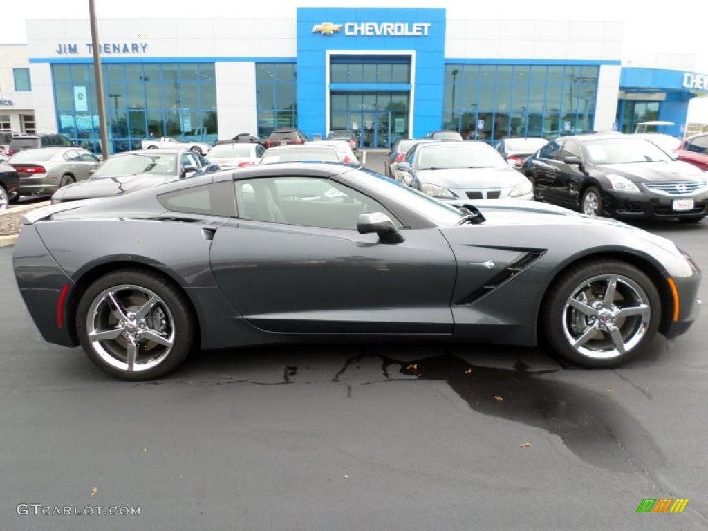 2014 Corvette Stingray Coupe - Cyber Gray Metallic / Jet Black photo #7