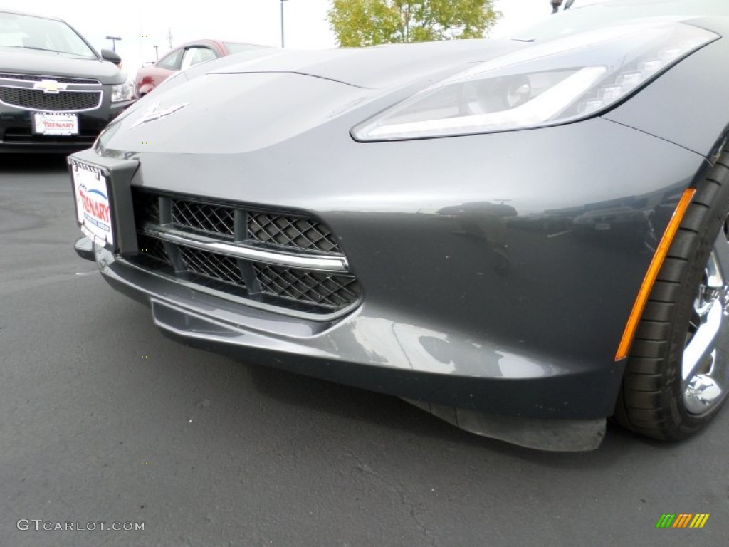 2014 Corvette Stingray Coupe - Cyber Gray Metallic / Jet Black photo #9