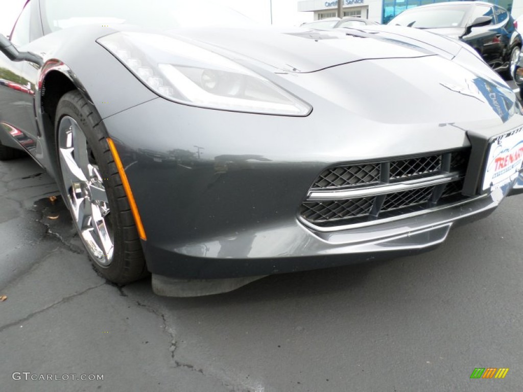 2014 Corvette Stingray Coupe - Cyber Gray Metallic / Jet Black photo #10