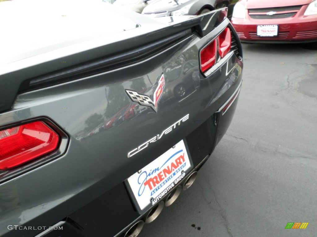 2014 Corvette Stingray Coupe - Cyber Gray Metallic / Jet Black photo #12
