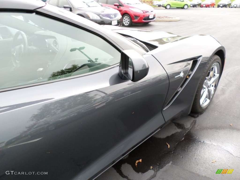 2014 Corvette Stingray Coupe - Cyber Gray Metallic / Jet Black photo #13