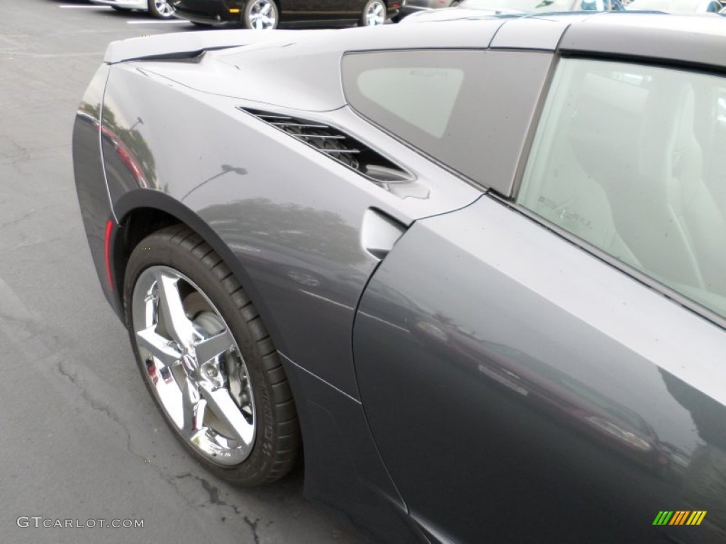 2014 Corvette Stingray Coupe - Cyber Gray Metallic / Jet Black photo #14