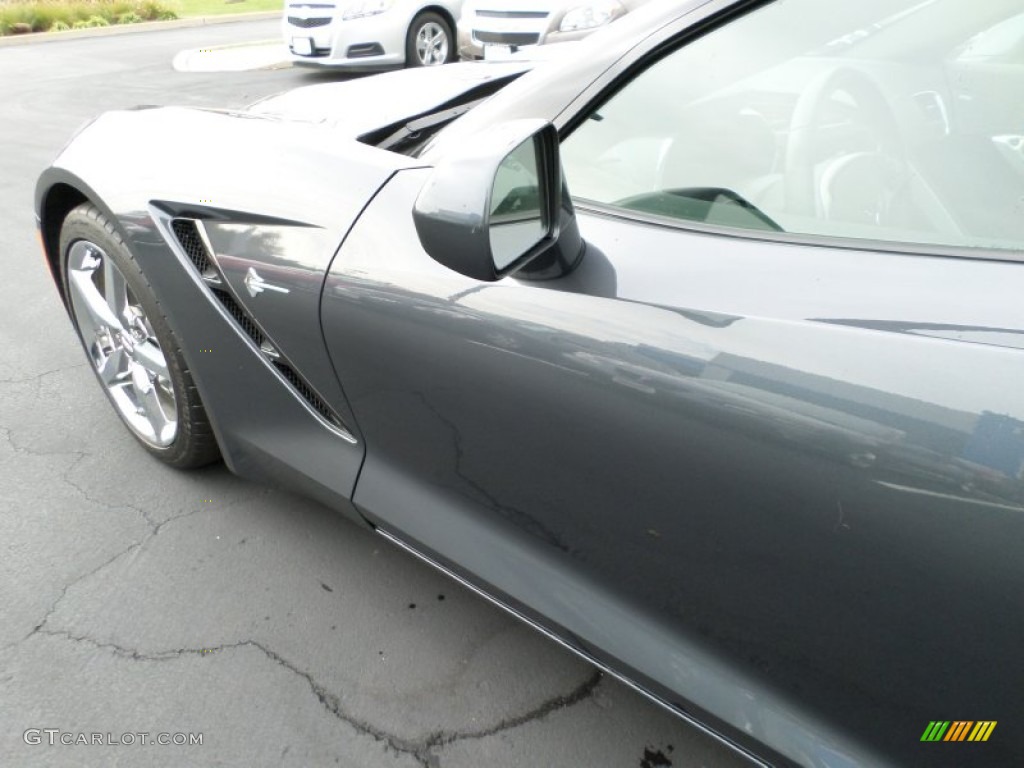 2014 Corvette Stingray Coupe - Cyber Gray Metallic / Jet Black photo #15