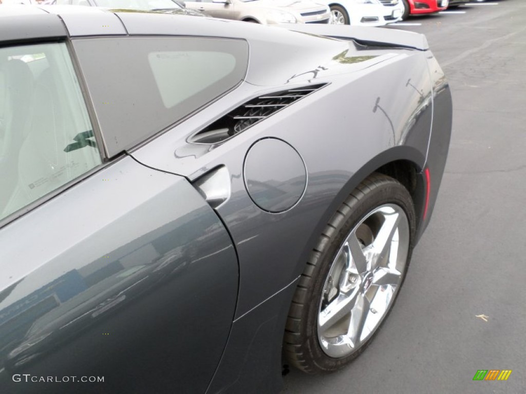 2014 Corvette Stingray Coupe - Cyber Gray Metallic / Jet Black photo #16