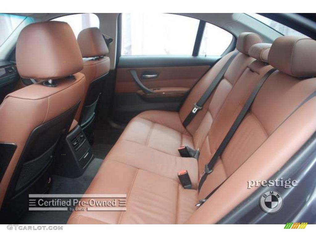 2007 3 Series 328xi Sedan - Sparkling Graphite Metallic / Terra/Black Dakota Leather photo #12