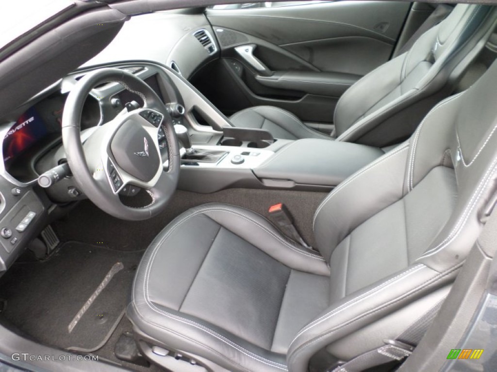 2014 Corvette Stingray Coupe - Cyber Gray Metallic / Jet Black photo #26