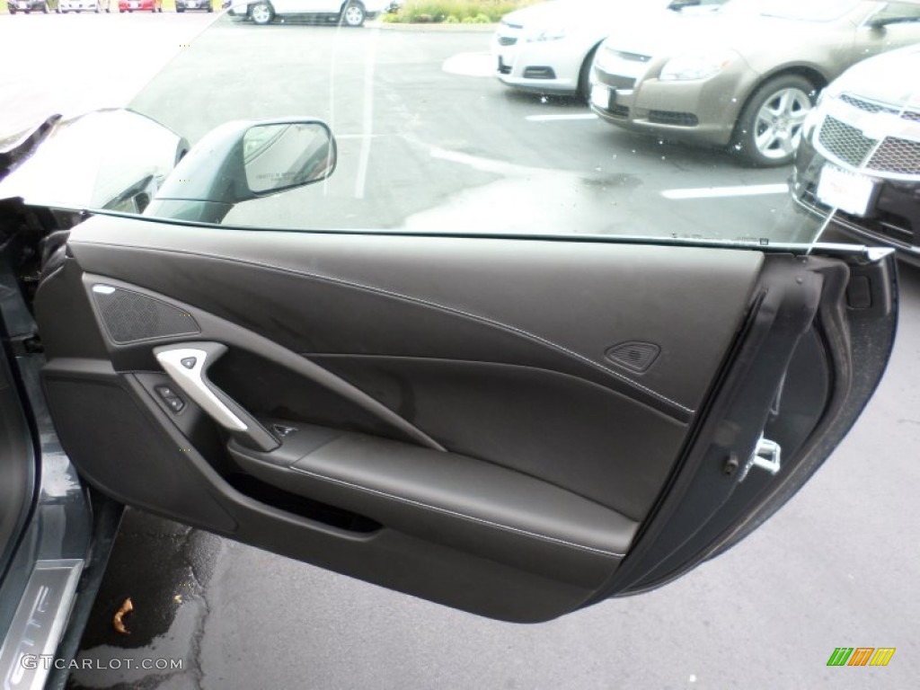 2014 Corvette Stingray Coupe - Cyber Gray Metallic / Jet Black photo #28
