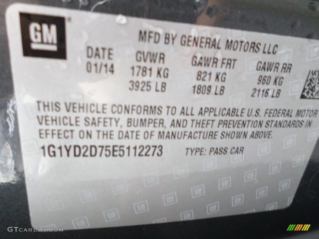 2014 Corvette Stingray Coupe - Cyber Gray Metallic / Jet Black photo #37