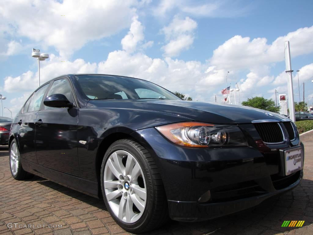 2007 3 Series 328i Sedan - Monaco Blue Metallic / Beige photo #7