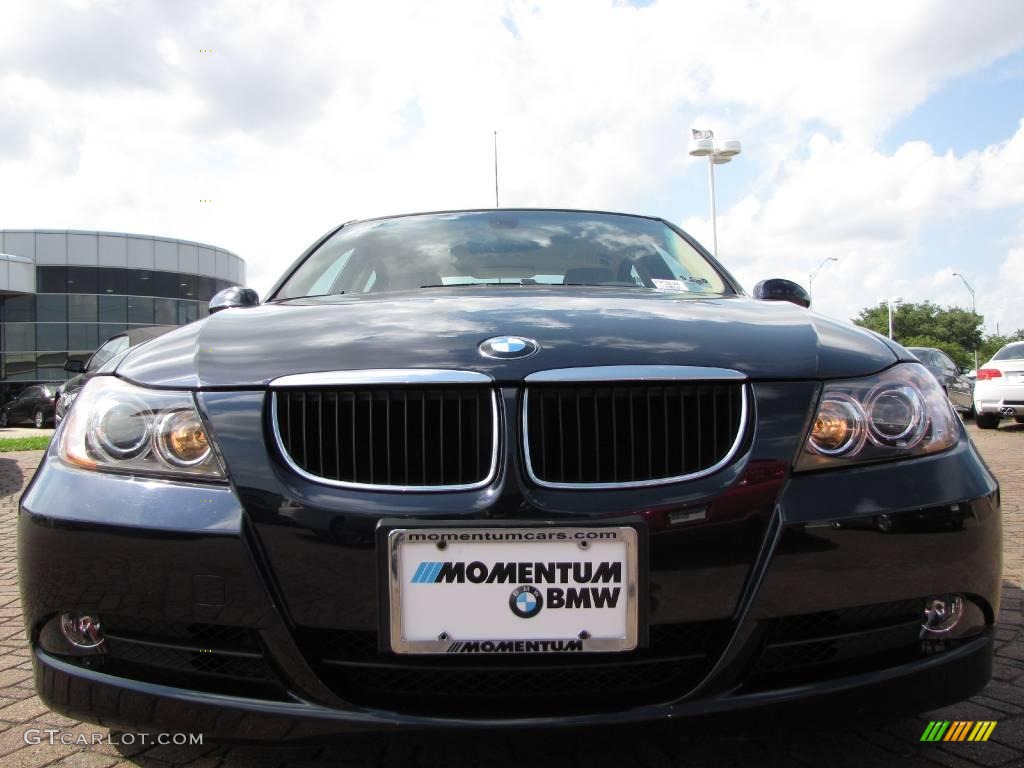 2007 3 Series 328i Sedan - Monaco Blue Metallic / Beige photo #8