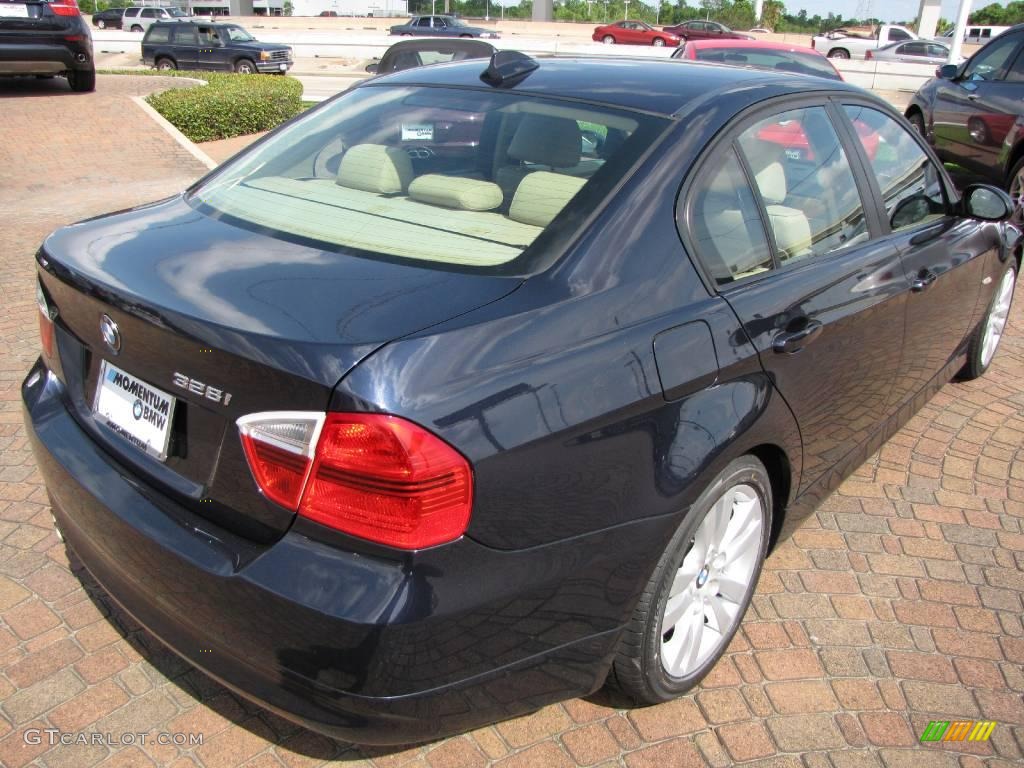 2007 3 Series 328i Sedan - Monaco Blue Metallic / Beige photo #13