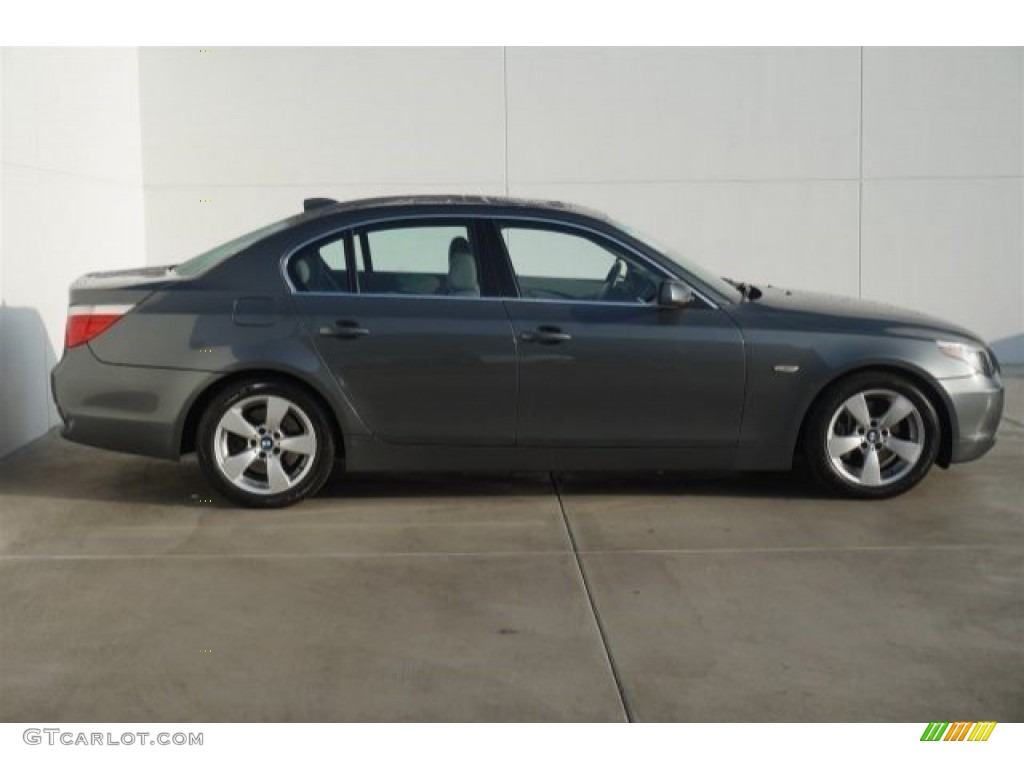 2005 5 Series 530i Sedan - Titanium Grey Metallic / Grey photo #2