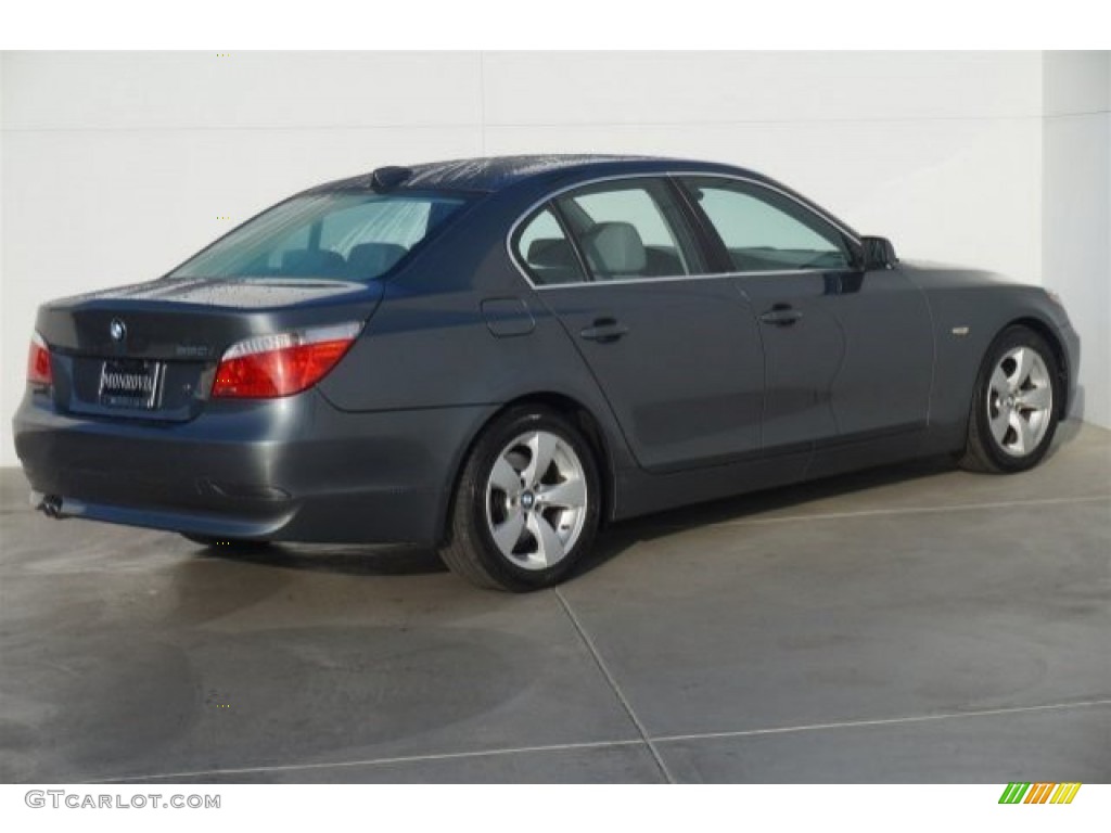 2005 5 Series 530i Sedan - Titanium Grey Metallic / Grey photo #4