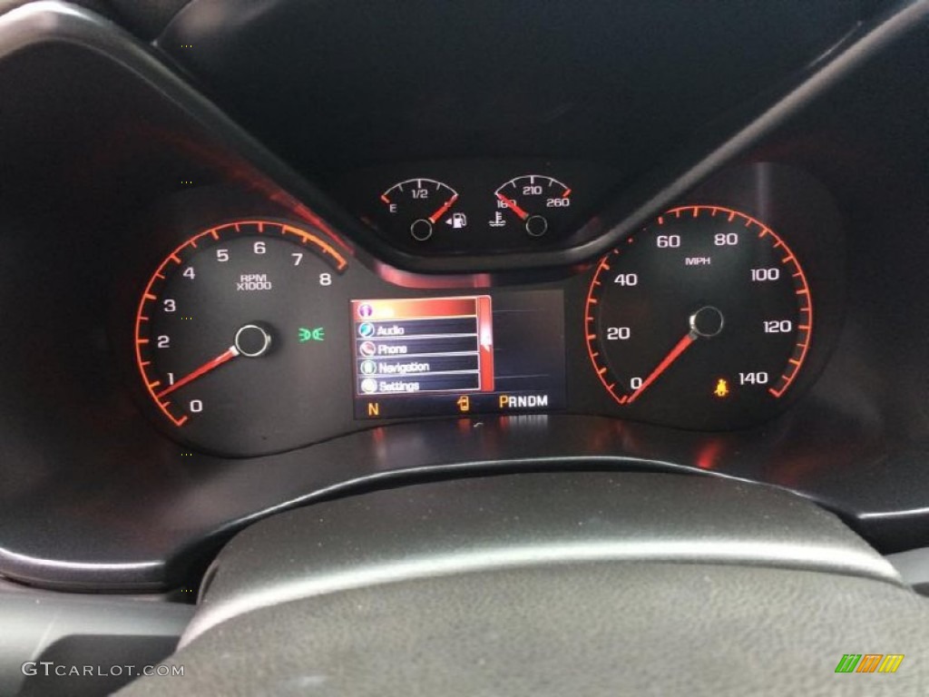 2015 GMC Canyon SLE Crew Cab 4x4 Gauges Photo #98146522
