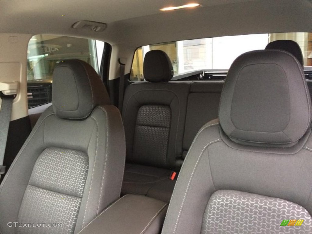 Jet Black Interior 2015 GMC Canyon SLE Crew Cab 4x4 Photo #98146529