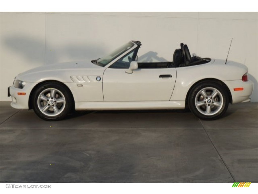 2001 Z3 2.5i Roadster - Alpine White / Black photo #3