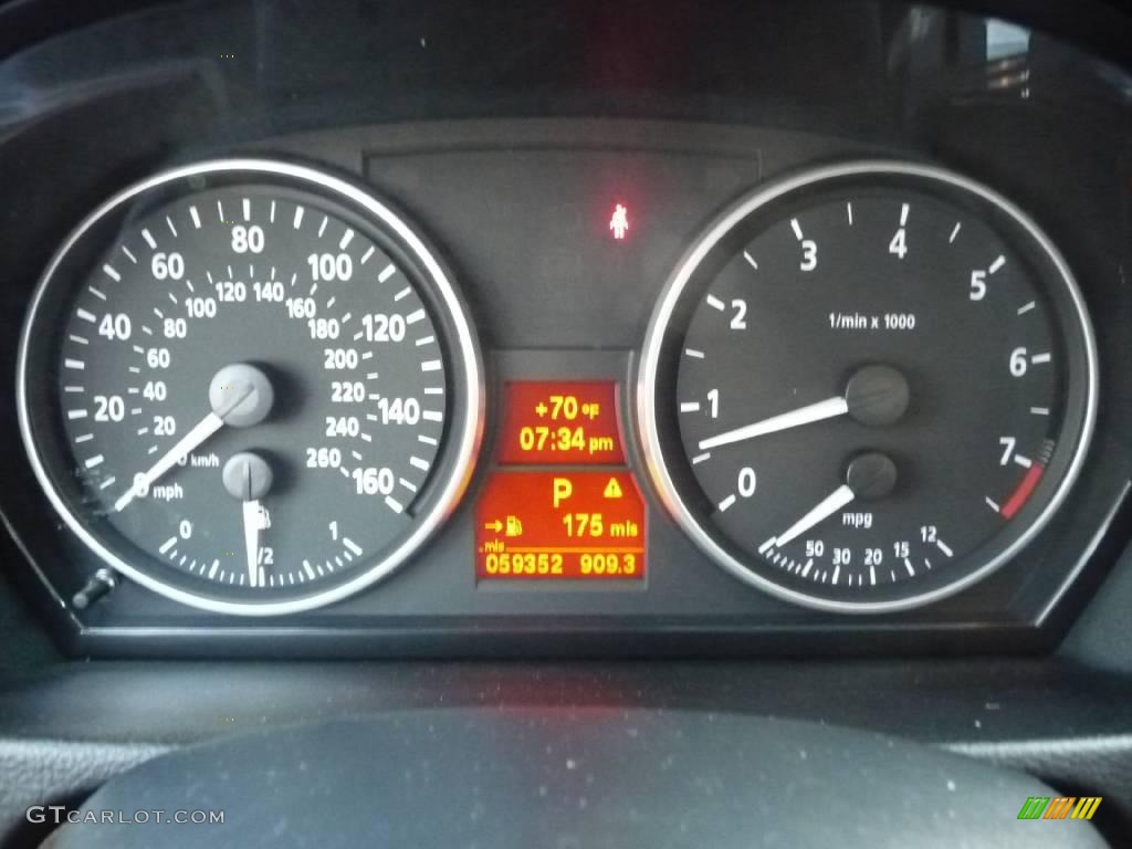 2007 3 Series 328xi Sedan - Jet Black / Black photo #13