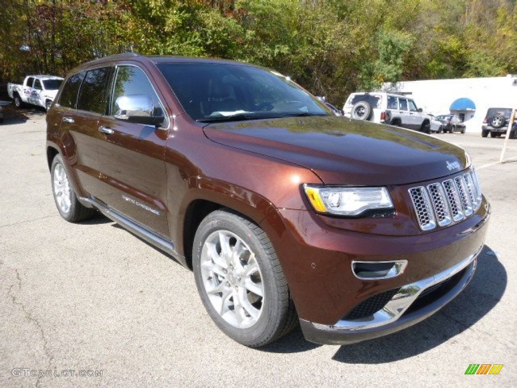 Deep Auburn Pearl 2015 Jeep Grand Cherokee Summit 4x4 Exterior Photo #98148541