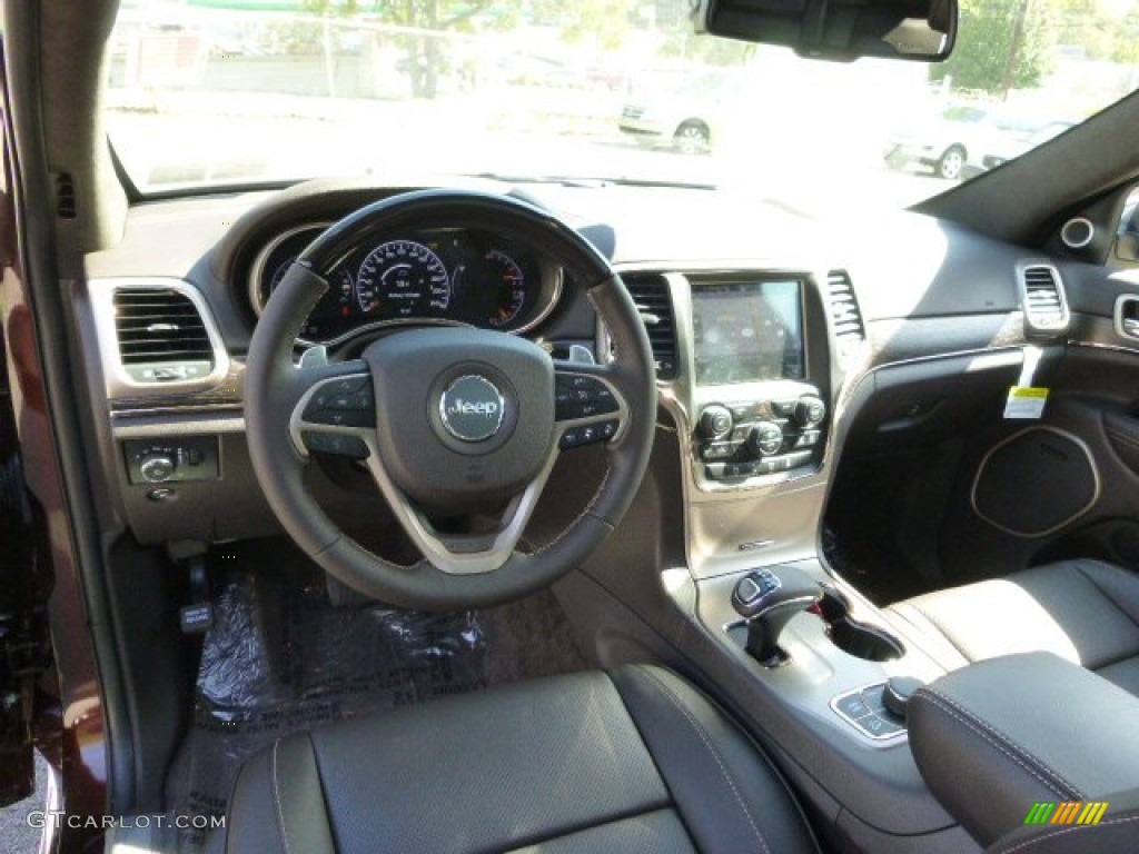 2015 Jeep Grand Cherokee Summit 4x4 Summit Dark Sienna Brown/Black Dashboard Photo #98148664