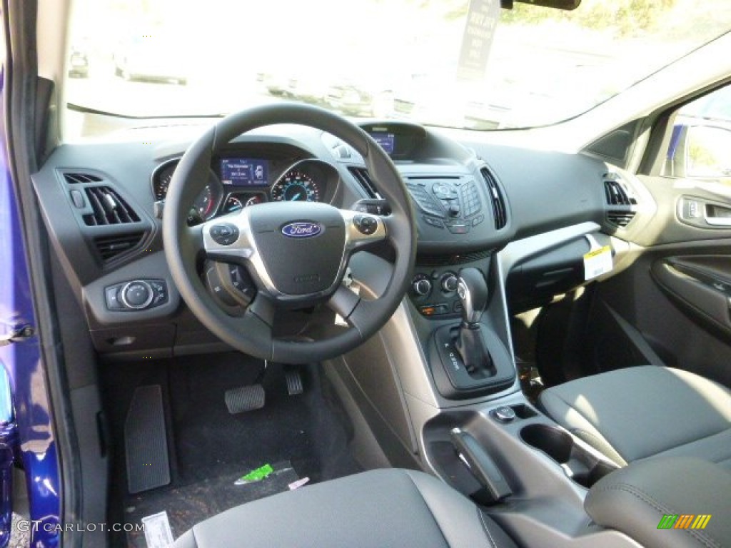 Charcoal Black Interior 2015 Ford Escape SE Photo #98149802