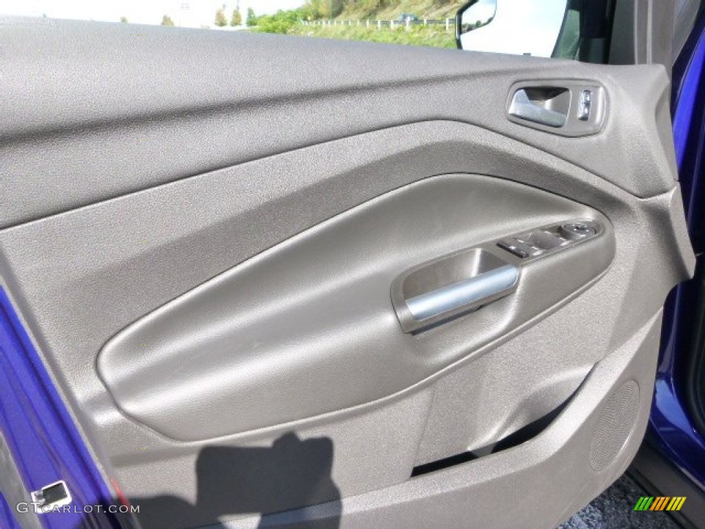 2015 Ford Escape SE Charcoal Black Door Panel Photo #98149805