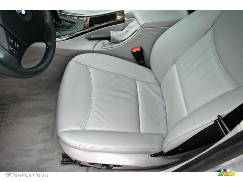 2007 3 Series 328i Sedan - Titanium Silver Metallic / Grey Dakota Leather photo #10