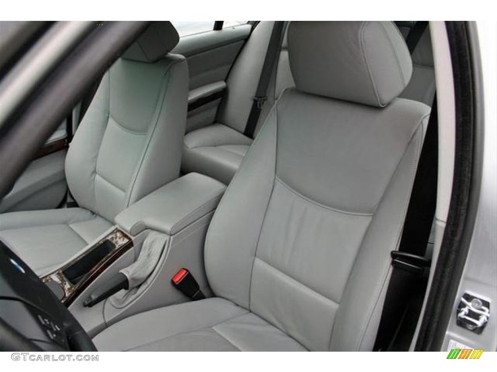 2007 3 Series 328i Sedan - Titanium Silver Metallic / Grey Dakota Leather photo #11