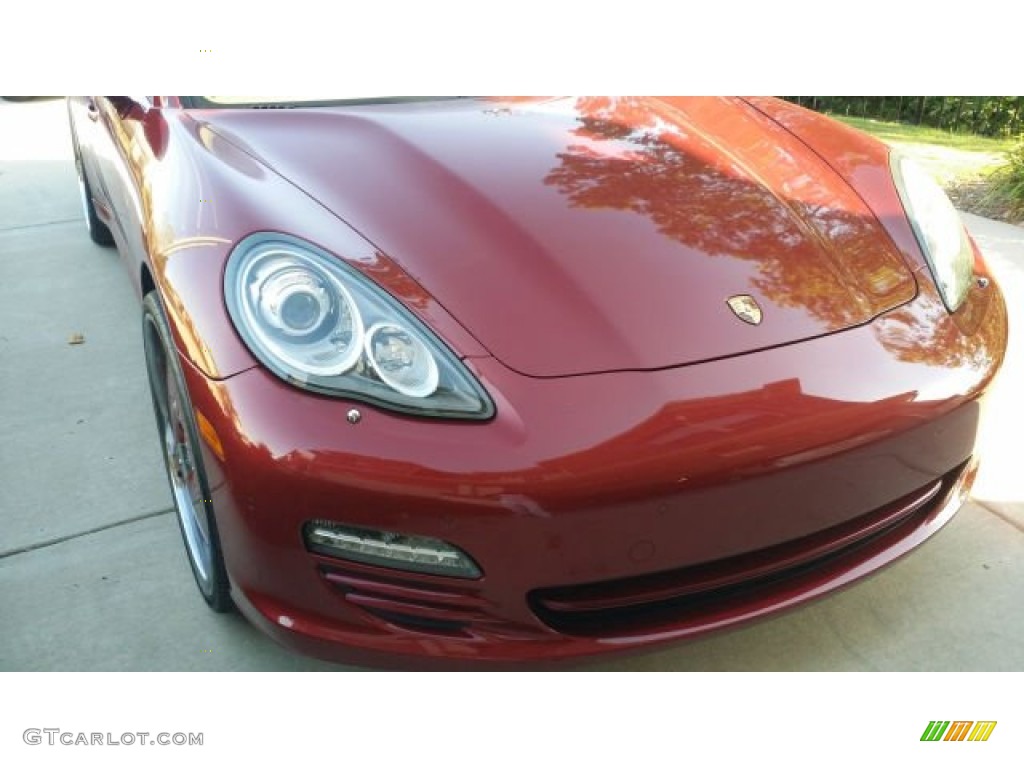 2010 Panamera S - Ruby Red Metallic / Luxor Beige photo #3