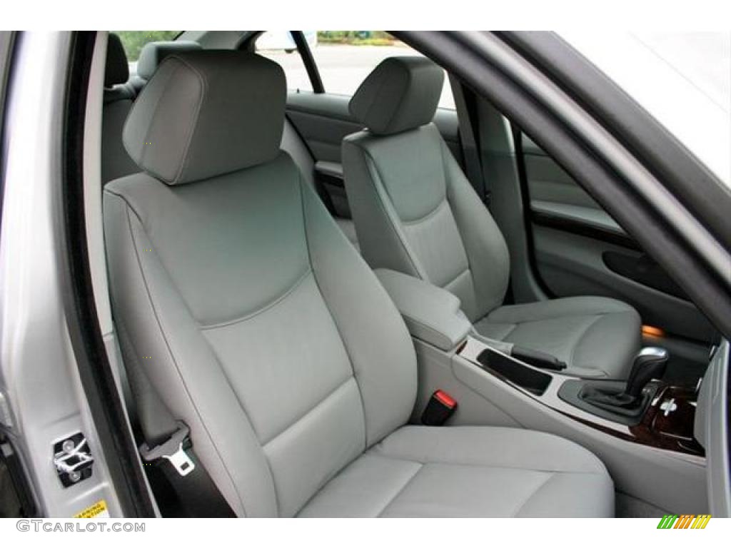 2007 3 Series 328i Sedan - Titanium Silver Metallic / Grey Dakota Leather photo #19