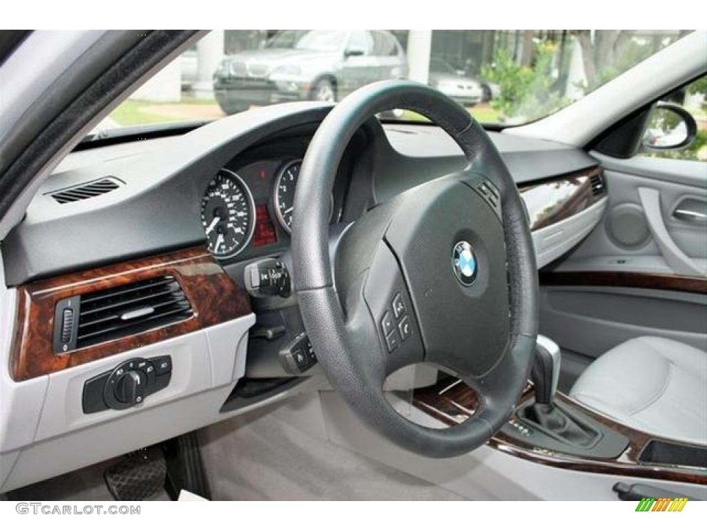 2007 3 Series 328i Sedan - Titanium Silver Metallic / Grey Dakota Leather photo #26