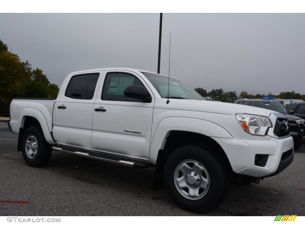 2015 Tacoma PreRunner Double Cab - Super White / Graphite photo #1