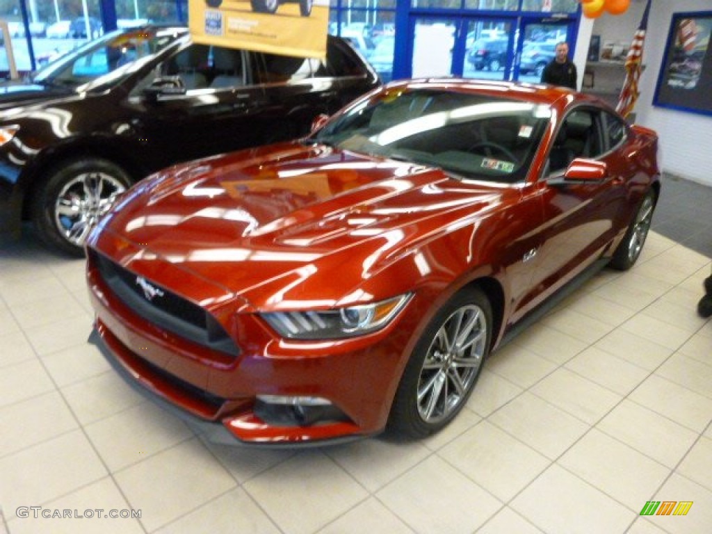 2015 Mustang GT Premium Coupe - Ruby Red Metallic / Ebony photo #1