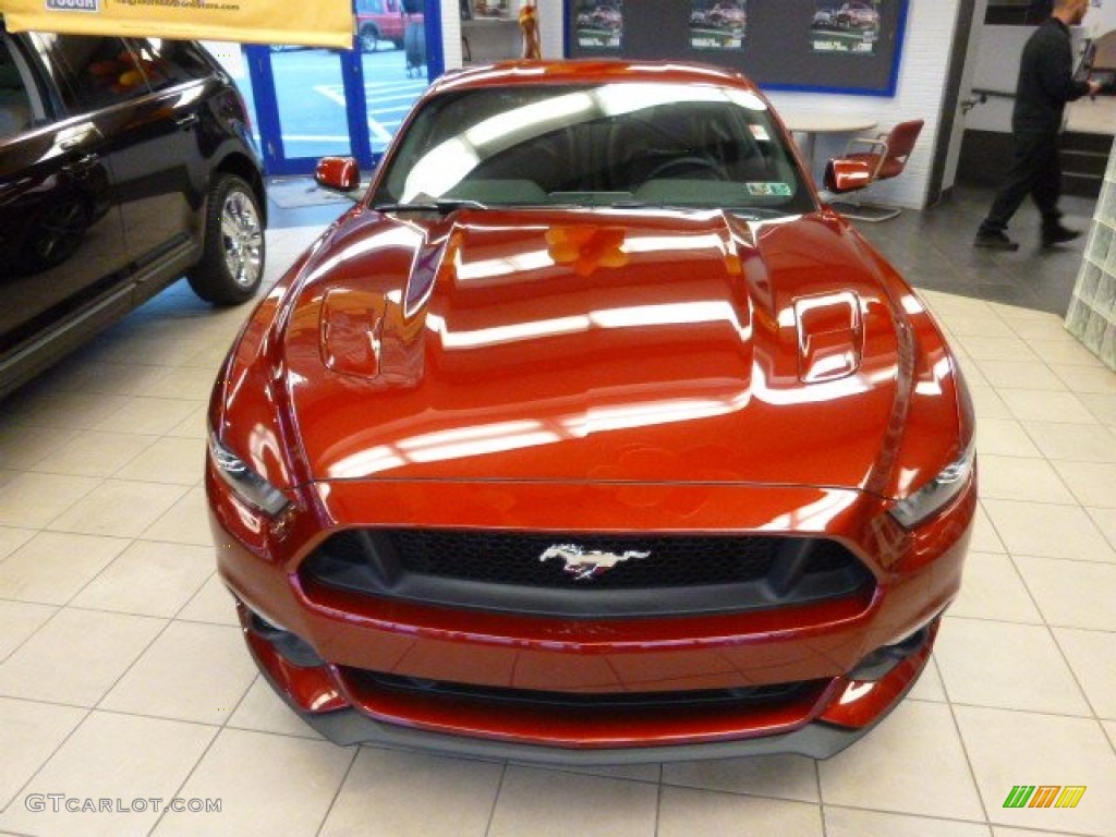 2015 Mustang GT Premium Coupe - Ruby Red Metallic / Ebony photo #2