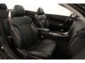 2010 Lexus IS Black Interior Front Seat Photo