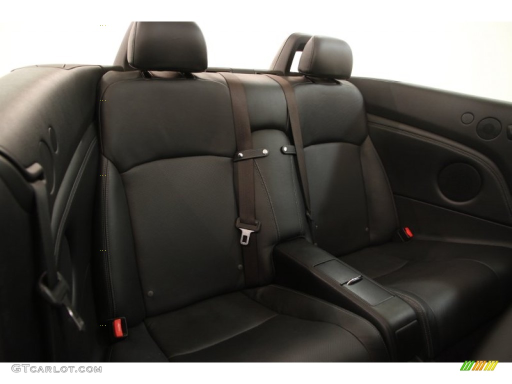 2010 Lexus IS 350C Convertible Rear Seat Photo #98153751