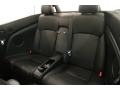 2010 Lexus IS Black Interior Rear Seat Photo