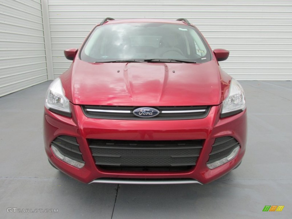 2014 Escape SE 1.6L EcoBoost - Ruby Red / Medium Light Stone photo #8