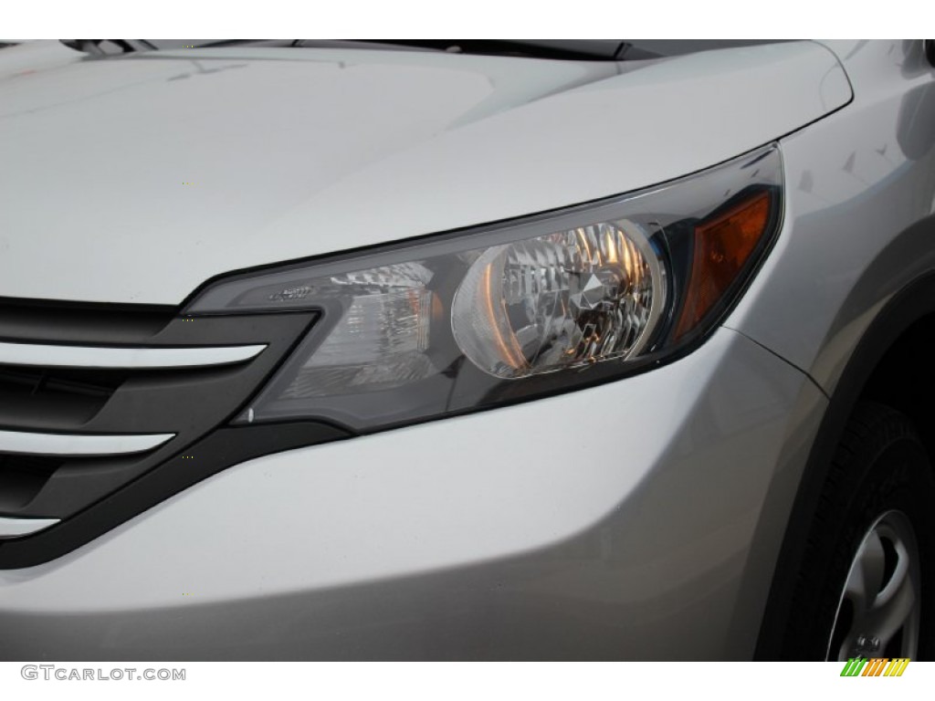 2013 CR-V LX AWD - Alabaster Silver Metallic / Gray photo #30