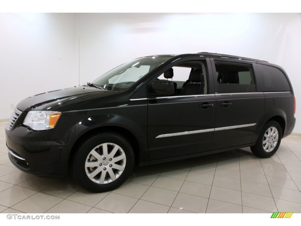 Brilliant Black Crystal Pearl 2014 Chrysler Town & Country Touring Exterior Photo #98155602