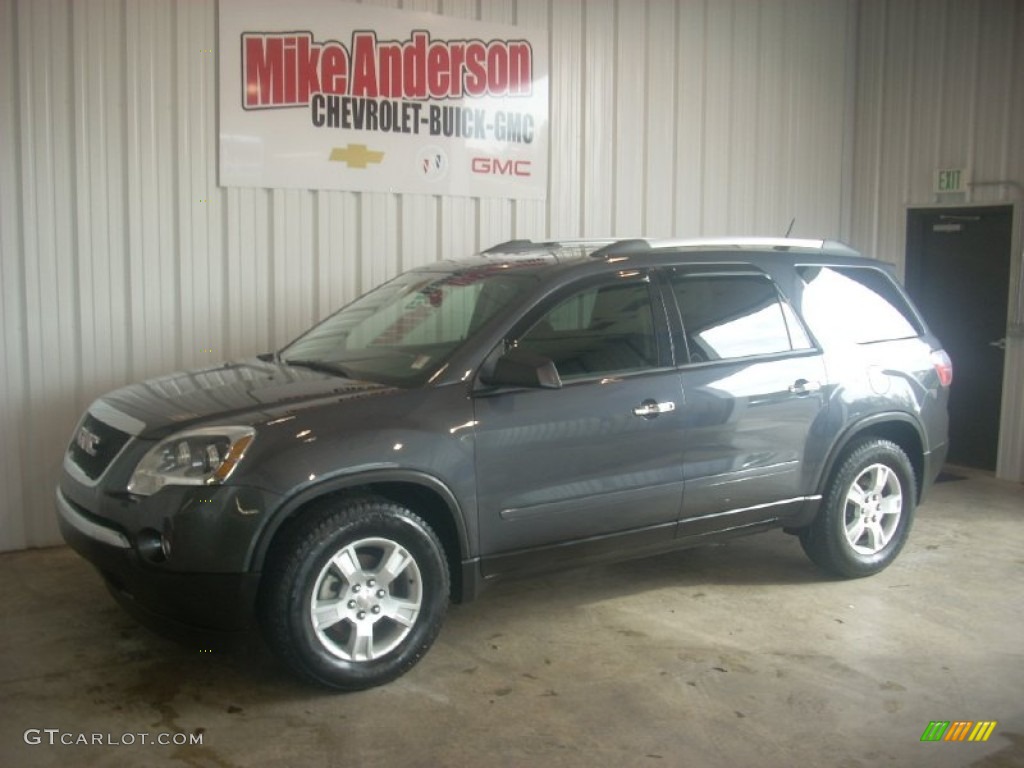 2012 Acadia SLE AWD - Cyber Gray Metallic / Ebony photo #1