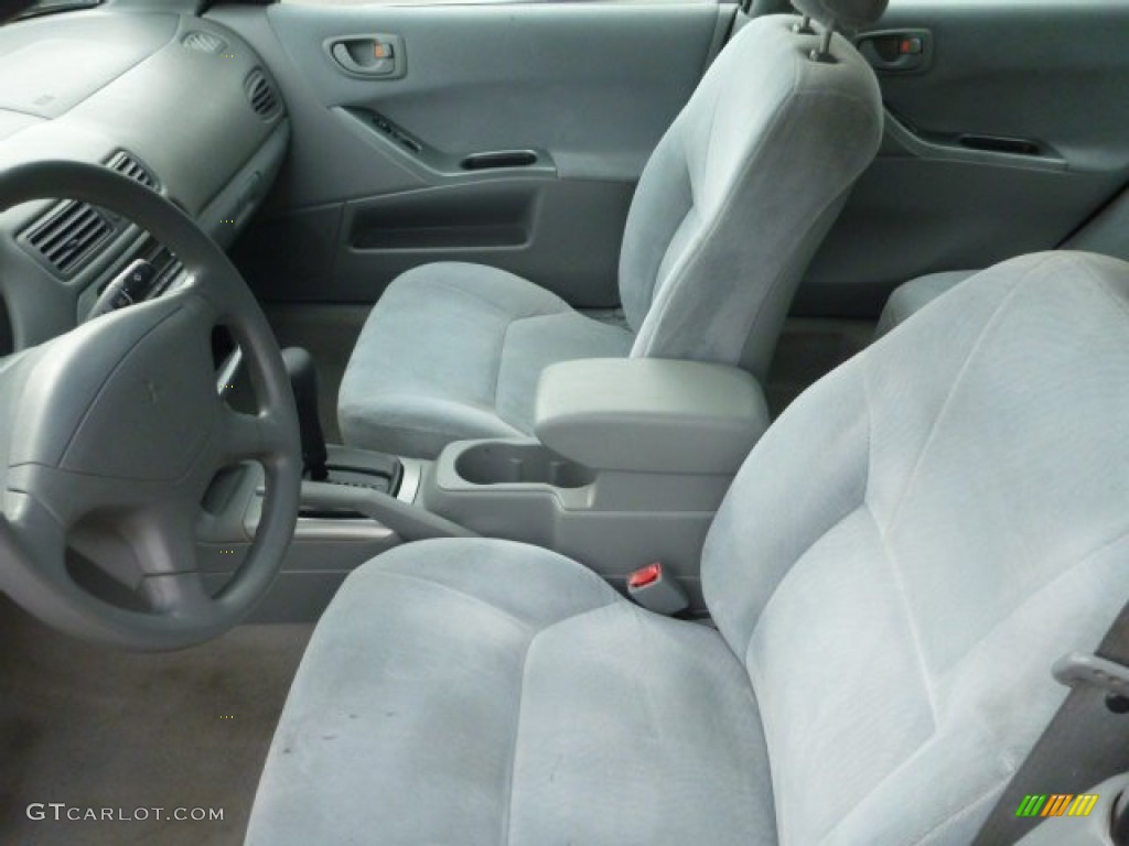 2003 Galant ES - Dover White Pearl / Gray photo #8